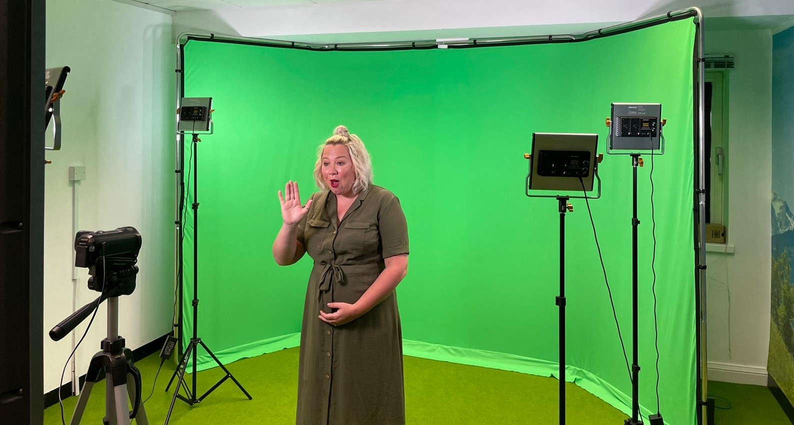 Sam in Studio